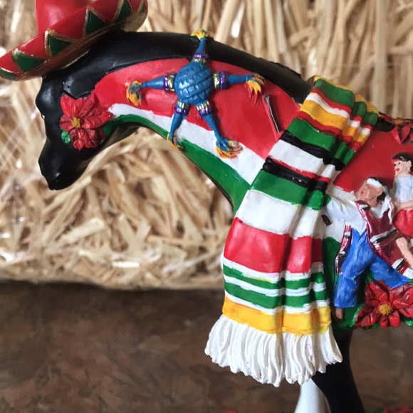Vintage The Trail of Painted Ponies hand painted Felix Navidad Christmas horse - Picture 7 of 11